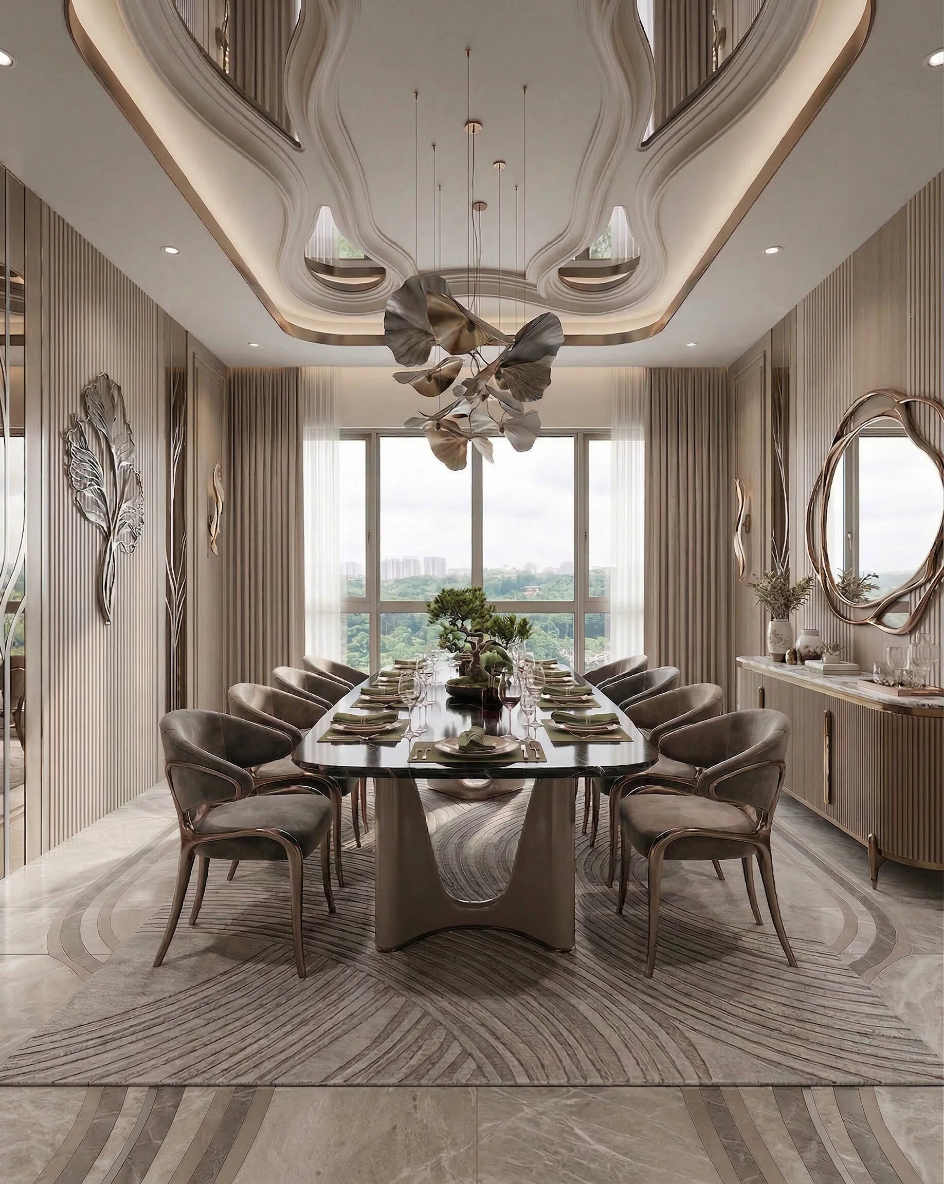 Warm Organic Open-Plan